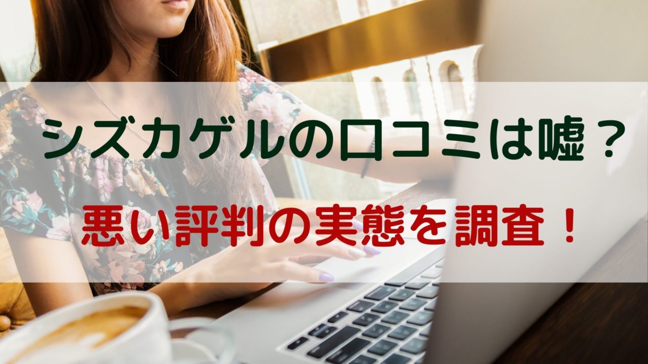 口コミ シズカゲル
